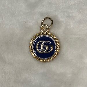 Gucci Blue and Gold Necklace Pendant